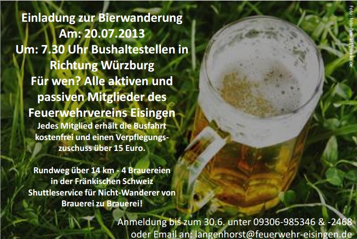 Bierwanderung