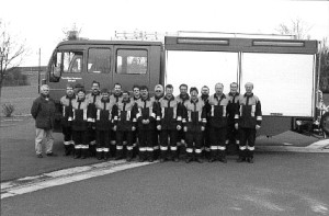 Gruppenfoto Löschgruppe St. Josefs Stift 1999 Gruppenfoto Löschgruppe St. Josefs Stift 1999